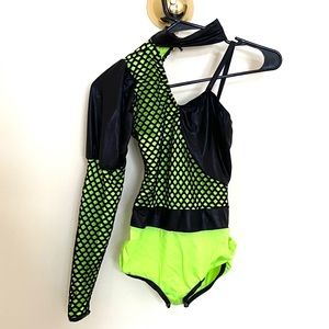 Art Stone Kids Green and Black Costume